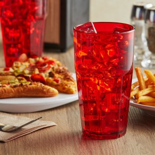 GET 9916-1-R Bahama 16 oz. Red Customizable SAN Plastic Tumbler - 72/Case GET 9916-1-R Bahama 16 oz. Red Customizable SAN Plastic Tumbler - 72/Case
