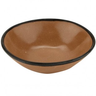 GET Pottery Market Matte 16 oz. Speckled Taupe Melamine Salad Bowl - 12/Pack GET Pottery Market Matte 16 oz. Speckled Taupe Melamine Salad Bowl - 12/Pack