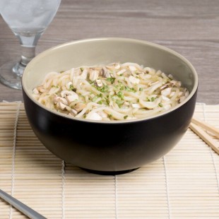 Elite Global Solutions JW542T Karma 1.5 Qt. Ebony and Sand Round Two-Tone Melamine Bowl - 6/Case Elite Global Solutions JW542T Karma 1.5 Qt. Ebony and Sand Round Two-Tone Melamine Bowl - 6/Case