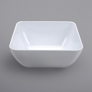 GET CS-120-W Midtown 12 oz. White Glazed White Square Melamine Bowl - 12/Case GET CS-120-W Midtown 12 oz. White Glazed White Square Melamine Bowl - 12/Case