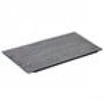 Cal-Mil 3826-1124-83 Ashwood Gray Oak Wood Notched Rectangular Riser Shelf - 11 Cal-Mil 3826-1124-83 Ashwood Gray Oak Wood Notched Rectangular Riser Shelf - 11