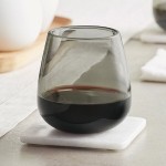 Acopa Pangea 13 oz. Gray Stemless Wine Glass - 12/Case