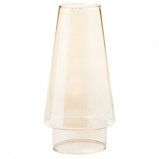 Hollowick 36AL Amber Lustre Conical Glass Chimney Globe Hollowick 36AL Amber Lustre Conical Glass Chimney Globe
