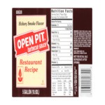 Open Pit 5 Gallon Hickory Smoke BBQ Sauce Pail