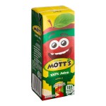 Mott's Apple Juice 6.75 fl. oz. Box - 32/Case Mott's Apple Juice 6.75 fl. oz. Box - 32/Case