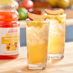 Dr. Smoothie Refreshers Peach Mango Refresher Beverage 1:1 Concentrate 46 fl. oz.