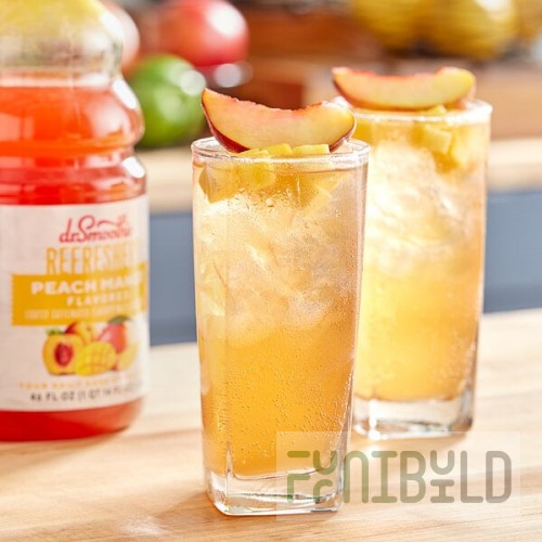 Dr. Smoothie Refreshers Peach Mango Refresher Beverage 1:1 Concentrate 46 fl. oz.