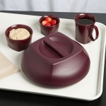 Cambro MDSHD9487 Harbor Collection Cranberry 10 1/4