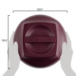 Cambro MDSHD9487 Harbor Collection Cranberry 10 1/4