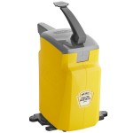 Heinz Keystone 1.5 Gallon Yellow Plastic Mustard Pump Dispenser