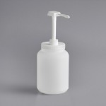 Choice Condiment Pump Kit with 1 oz. Pump and 1/2 Gallon Jug