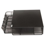 Safco 3274BL Black 1 Drawer Coffee Pod Organizer - 12 1/2 Safco 3274BL Black 1 Drawer Coffee Pod Organizer - 12 1/2