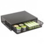 Safco 3274BL Black 1 Drawer Coffee Pod Organizer - 12 1/2 Safco 3274BL Black 1 Drawer Coffee Pod Organizer - 12 1/2