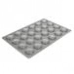 Chicago Metallic 45525 24 Cup 3.8 oz. Glazed Aluminized Steel Muffin / Cupcake Pan - 14 1/16 Chicago Metallic 45525 24 Cup 3.8 oz. Glazed Aluminized Steel Muffin / Cupcake Pan - 14 1/16