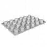 Chicago Metallic 45525 24 Cup 3.8 oz. Glazed Aluminized Steel Muffin / Cupcake Pan - 14 1/16 Chicago Metallic 45525 24 Cup 3.8 oz. Glazed Aluminized Steel Muffin / Cupcake Pan - 14 1/16