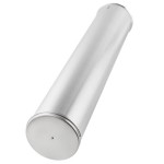Vollrath SLC-4 Spring-Loaded Stainless Steel Wall Mount / Countertop 32 - 44 oz. Cup Dispenser