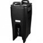 Cambro UC500110 Ultra Camtainer® 5.25 Gallon Black Insulated Beverage Dispenser