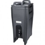 Cambro UC500110 Ultra Camtainer® 5.25 Gallon Black Insulated Beverage Dispenser