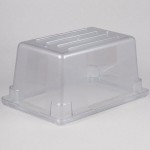 Rubbermaid® FG330400CLR Clear Polycarbonate Food Storage Box - 18