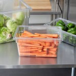 Rubbermaid® FG330400CLR Clear Polycarbonate Food Storage Box - 18