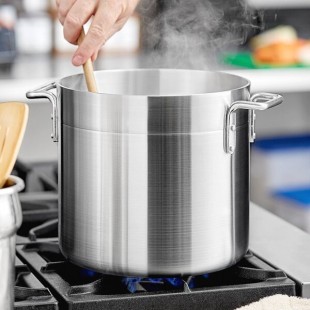 Choice 12 Qt. Standard Weight Aluminum Stock Pot Choice 12 Qt. Standard Weight Aluminum Stock Pot
