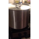 Choice 12 Qt. Standard Weight Aluminum Stock Pot