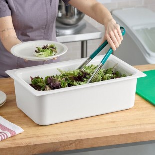 Carlisle CM110002 Coldmaster Full Size White Cold ABS Plastic Food Pan - 6