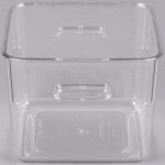 Rubbermaid® 6 Qt. Clear Square Polycarbonate Food Storage Container