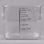 Rubbermaid® 6 Qt. Clear Square Polycarbonate Food Storage Container