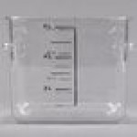 Rubbermaid® 6 Qt. Clear Square Polycarbonate Food Storage Container