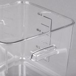 Rubbermaid® 6 Qt. Clear Square Polycarbonate Food Storage Container