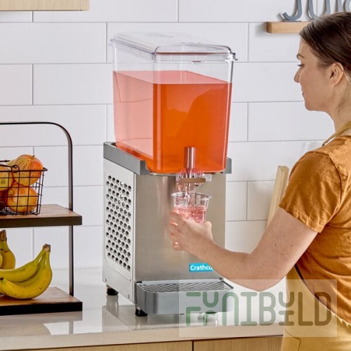Crathco SR-15-16 Classic Pro Bubbler Single 4.75 Gallon Bowl Refrigerated Beverage Dispenser - 120V