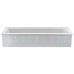 Vollrath 36654 Short Side Two Pan Ice-Cooled Drop In Cold Food Well Vollrath 36654 Short Side Two Pan Ice-Cooled Drop In Cold Food Well