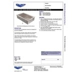 Vollrath 36654 Short Side Two Pan Ice-Cooled Drop In Cold Food Well Vollrath 36654 Short Side Two Pan Ice-Cooled Drop In Cold Food Well