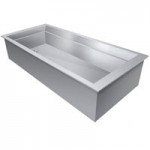 Hatco IWB-2 Two Pan Slanted Drop-In Ice-Cooled Food Well