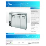 True TBB24-72-3S-Z1-SFT-S-1 72 1/8