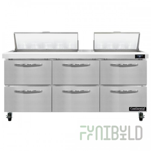 Continental Refrigerator SW72-N-18-D 72