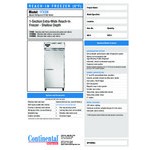 Continental Refrigerator 1FXSN-SA 36 1/4 Continental Refrigerator 1FXSN-SA 36 1/4