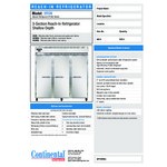 Continental Refrigerator 3RSN 78