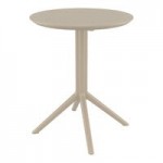 Siesta Lisa Taupe Resin Outdoor Dining Arm Chair Siesta Lisa Taupe Resin Outdoor Dining Arm Chair