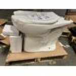 Scratch and Dent Zurn Elkay One Z.WC3.AM Manual Toilet System with ADA Height Floor Mounted Toilet and Flush Valve - 1.1 GPF