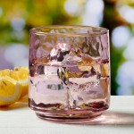 Anchor Hocking Brockhill 12 oz. Rosewater Pink Rocks / Old Fashioned Glass - 12/Case
