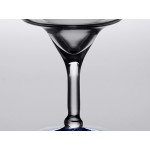 Acopa Tropic 12 oz. Margarita Glass with Blue Rim and Base - 12/Case Acopa Tropic 12 oz. Margarita Glass with Blue Rim and Base - 12/Case