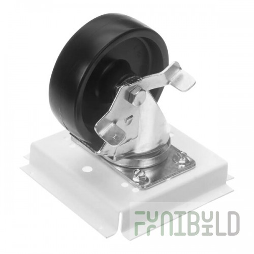 Federal Industries SA4368-3 Swivel Plate Caster with Brake