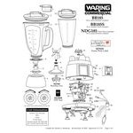 Waring 26464 Bottom Housing for Older Model Blenders