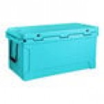 CaterGator CG100BL Sky Blue 110 Qt. Rotomolded Outdoor Cooler / Ice Chest