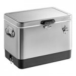 Choice 100 Qt. Stainless Steel Beverage Cooler Cart - 43 Choice 100 Qt. Stainless Steel Beverage Cooler Cart - 43
