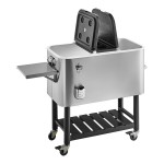 Choice 100 Qt. Stainless Steel Beverage Cooler Cart - 43 Choice 100 Qt. Stainless Steel Beverage Cooler Cart - 43