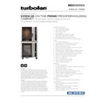 Moffat E35D6/P85M8 Turbofan Full Size Electric Digital Convection Oven with Steam Injection and 8 Tray Holding Cabinet / Proofer - 208V, 3 Phase
