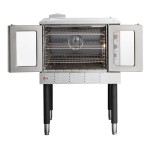 Cooking Performance Group FGC-100-DDN Deep Depth Single Deck Full Size Natural Gas Convection Oven with Legs - 60,000 BTU Cooking Performance Group FGC-100-DDN Deep Depth Single Deck Full Size Natural Gas Convection Oven with Legs - 60,000 BTU